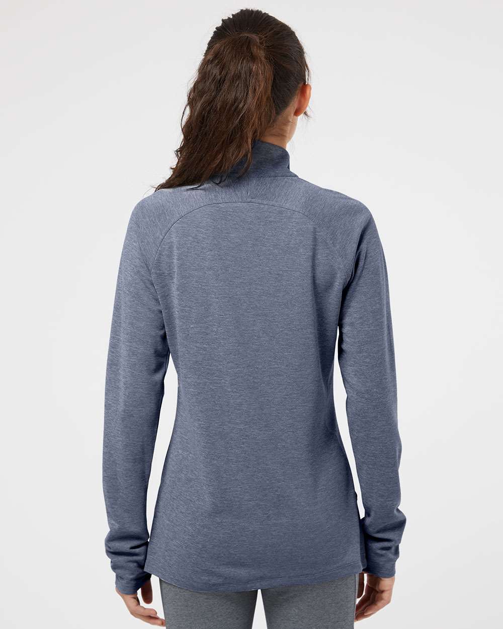 no-logo Adidas Ladies Lightweight QuarterZip Pullover-Ladies Layering-Adidas-Thread Logic