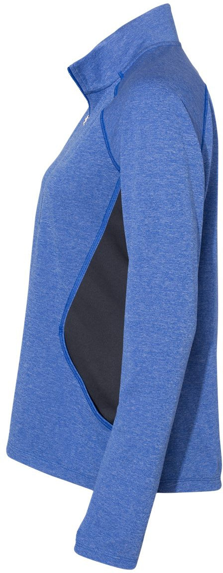 no-logo Adidas Ladies Lightweight QuarterZip Pullover-Ladies Layering-Adidas-Thread Logic