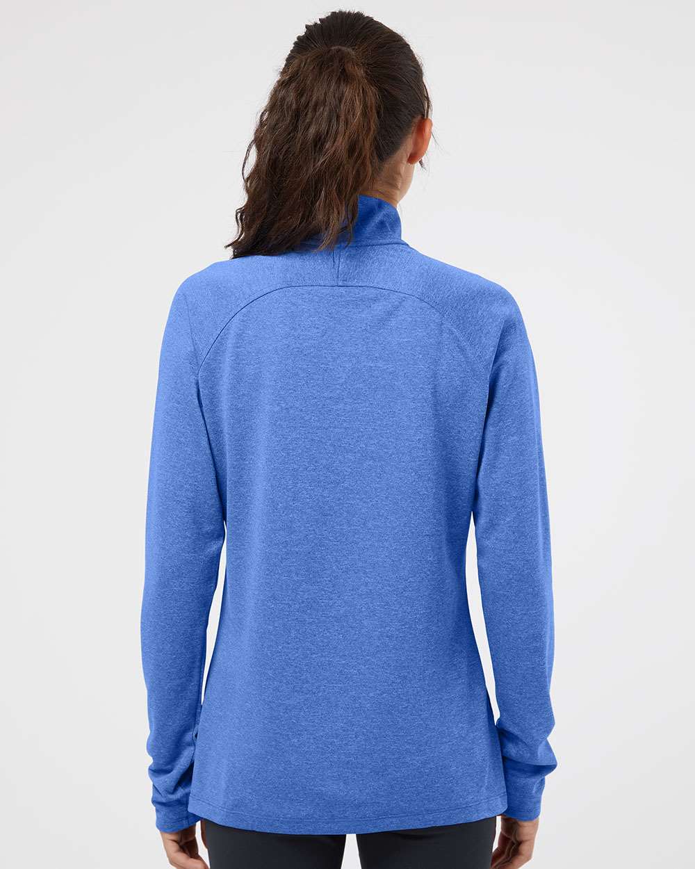 no-logo Adidas Ladies Lightweight QuarterZip Pullover-Ladies Layering-Adidas-Thread Logic