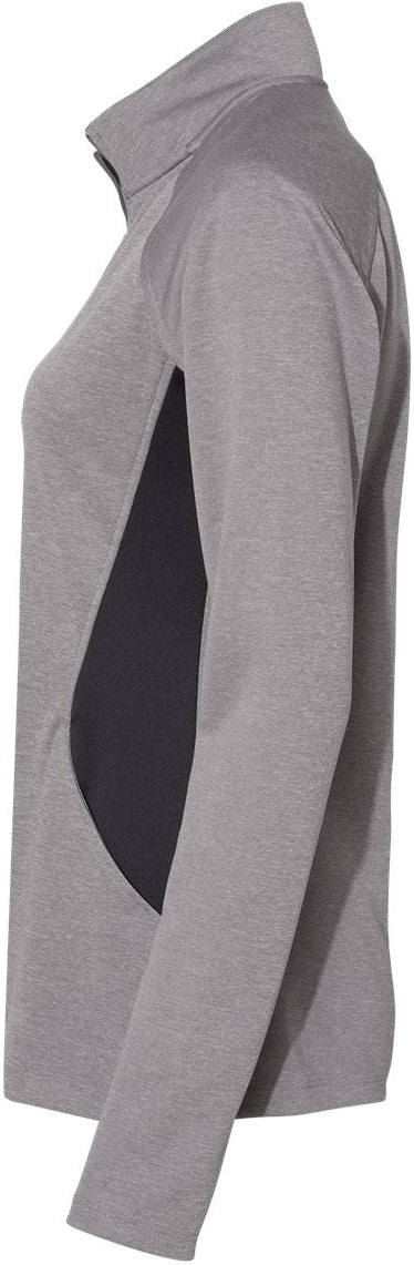 no-logo Adidas Ladies Lightweight QuarterZip Pullover-Ladies Layering-Adidas-Thread Logic