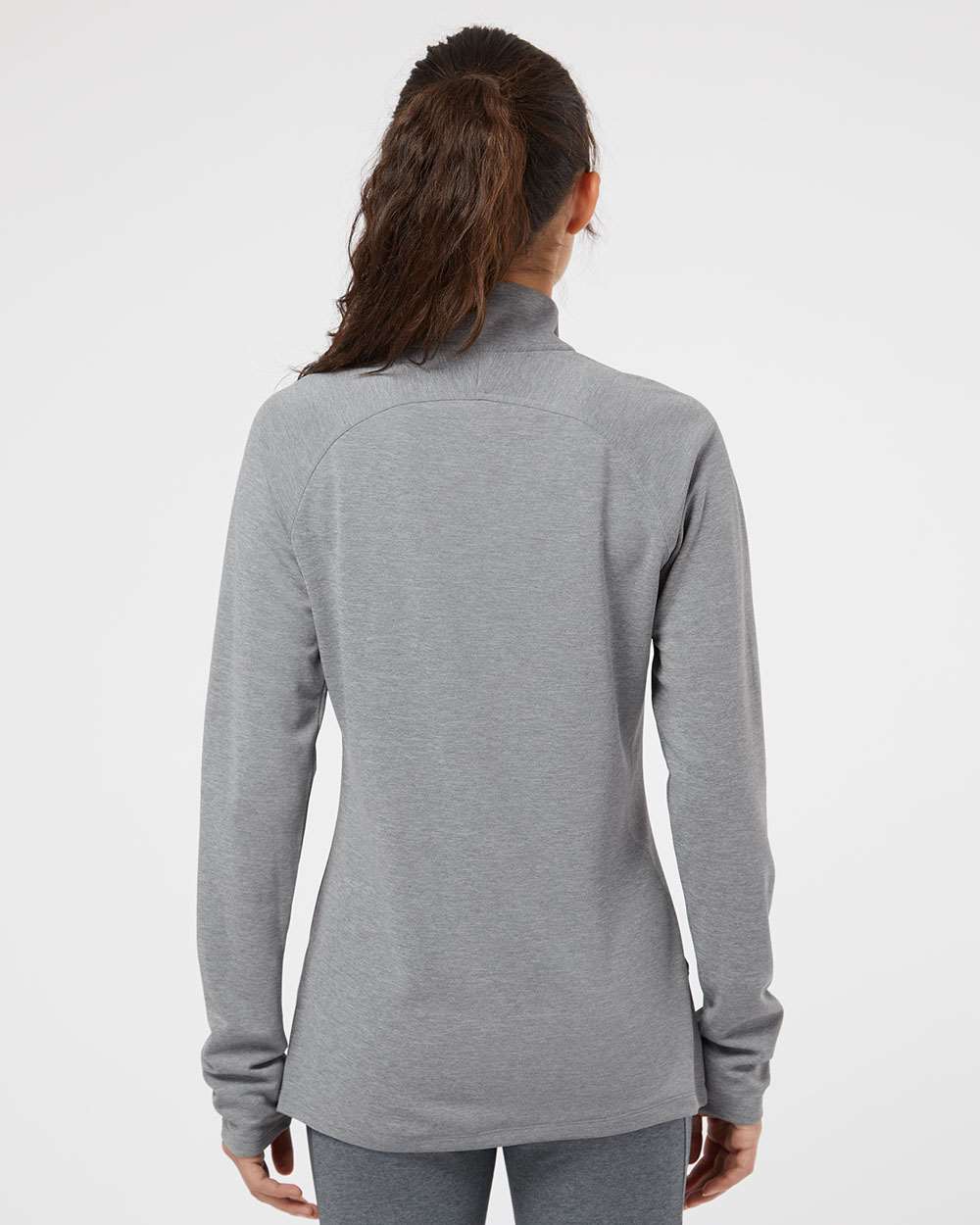 no-logo Adidas Ladies Lightweight QuarterZip Pullover-Ladies Layering-Adidas-Thread Logic