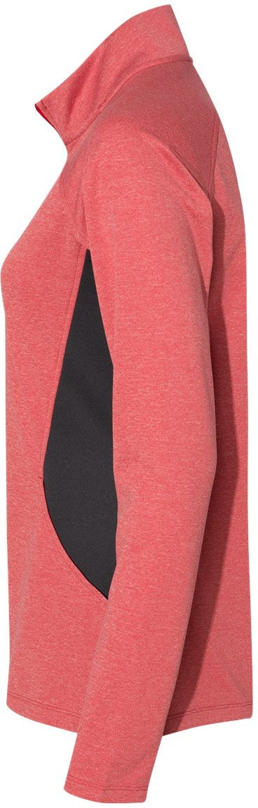 no-logo Adidas Ladies Lightweight QuarterZip Pullover-Ladies Layering-Adidas-Thread Logic