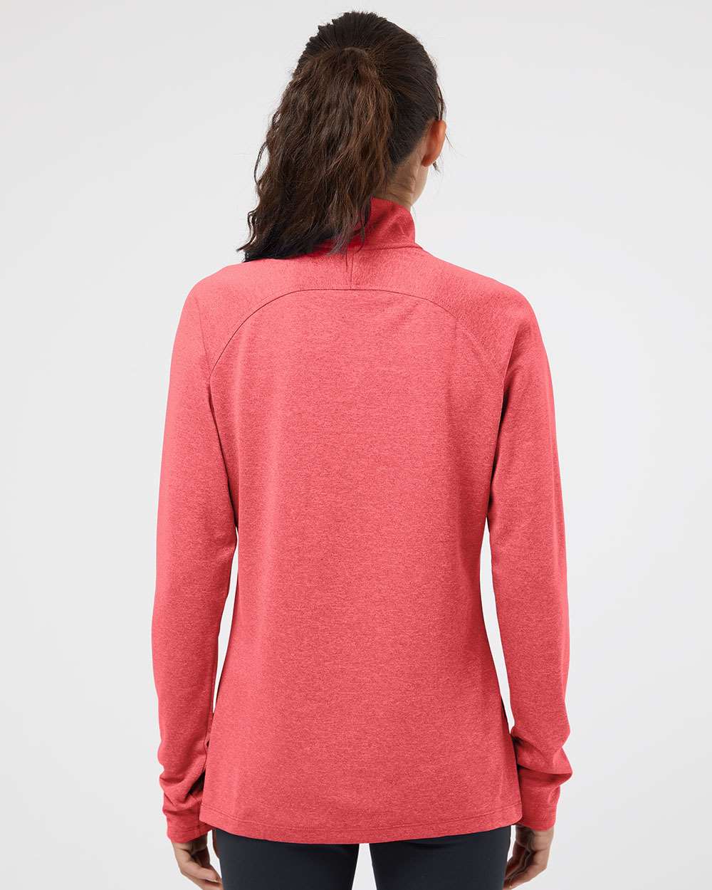 no-logo Adidas Ladies Lightweight QuarterZip Pullover-Ladies Layering-Adidas-Thread Logic