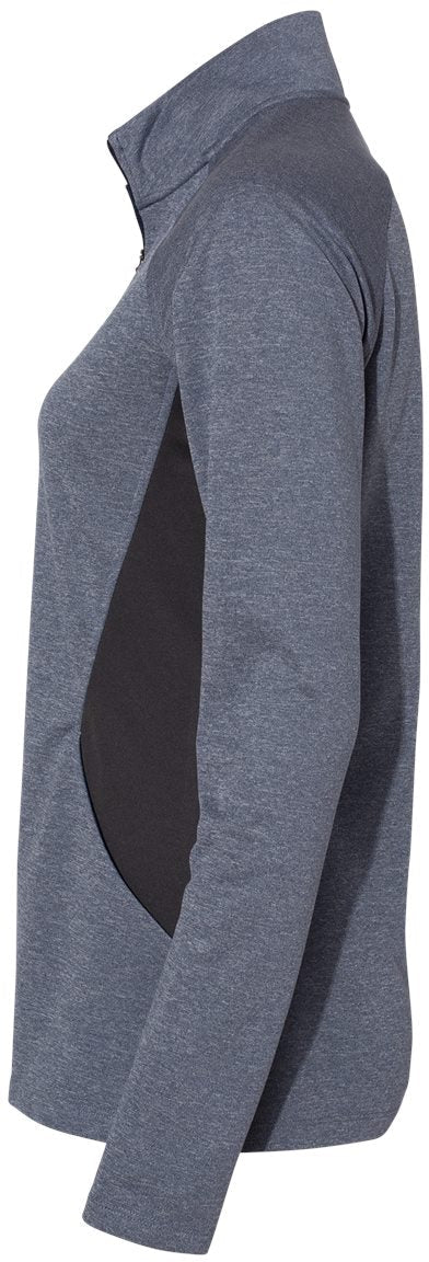 no-logo Adidas Ladies Lightweight QuarterZip Pullover-Ladies Layering-Adidas-Thread Logic