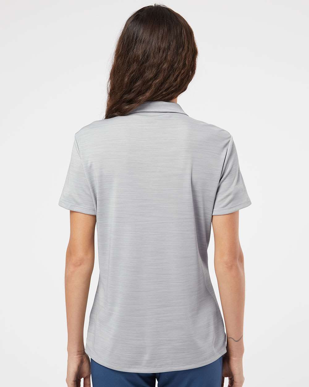 no-logo Adidas Ladies Mélange Polo-Ladies Polos-Adidas-Thread Logic