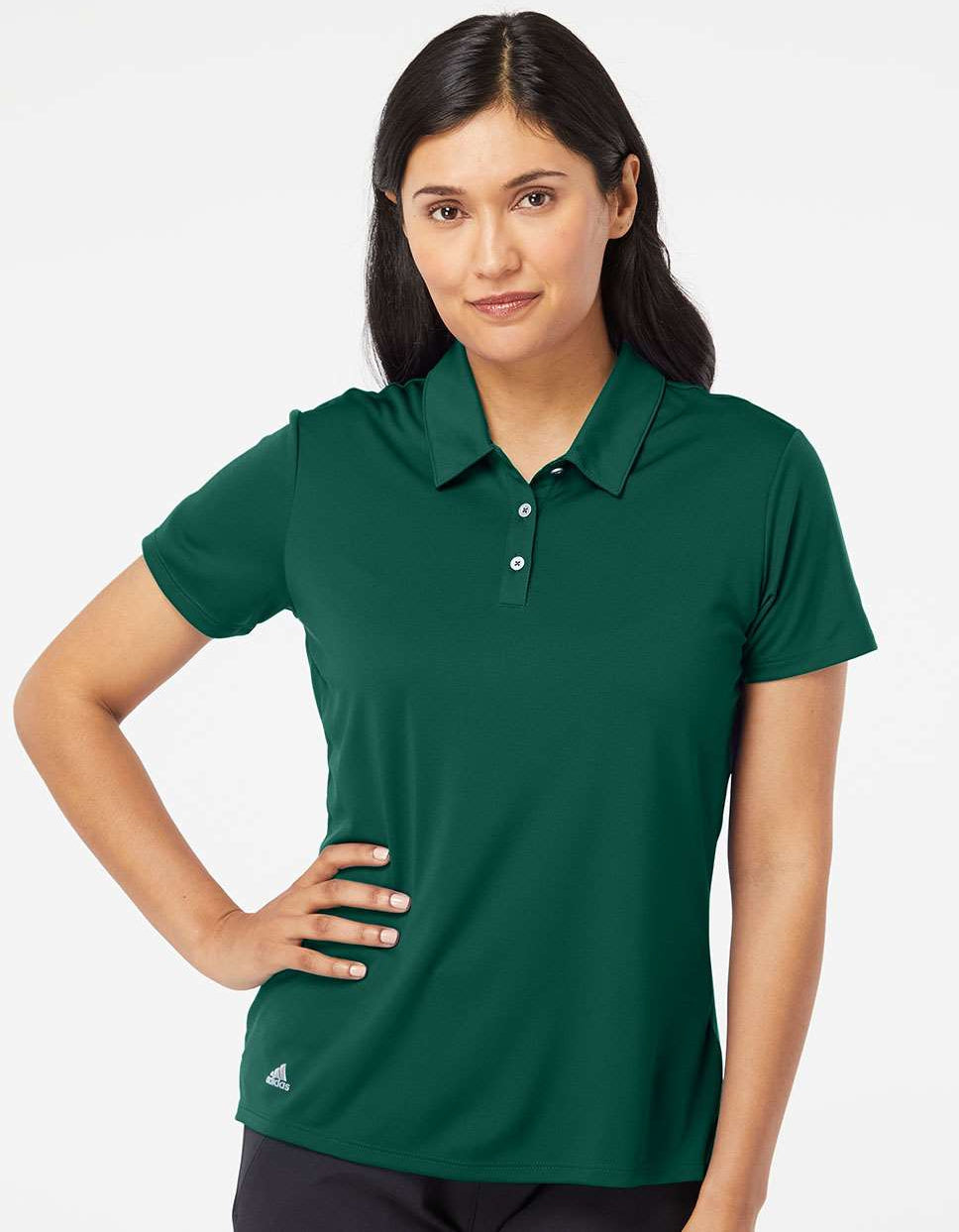 no-logo Adidas Ladies Performance Polo-Ladies Polos-Adidas-Thread Logic