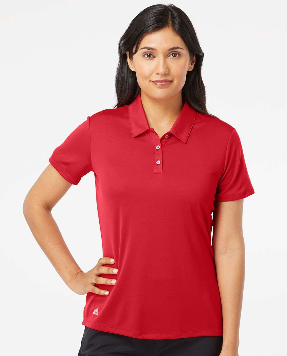 no-logo Adidas Ladies Performance Polo-Ladies Polos-Adidas-Thread Logic
