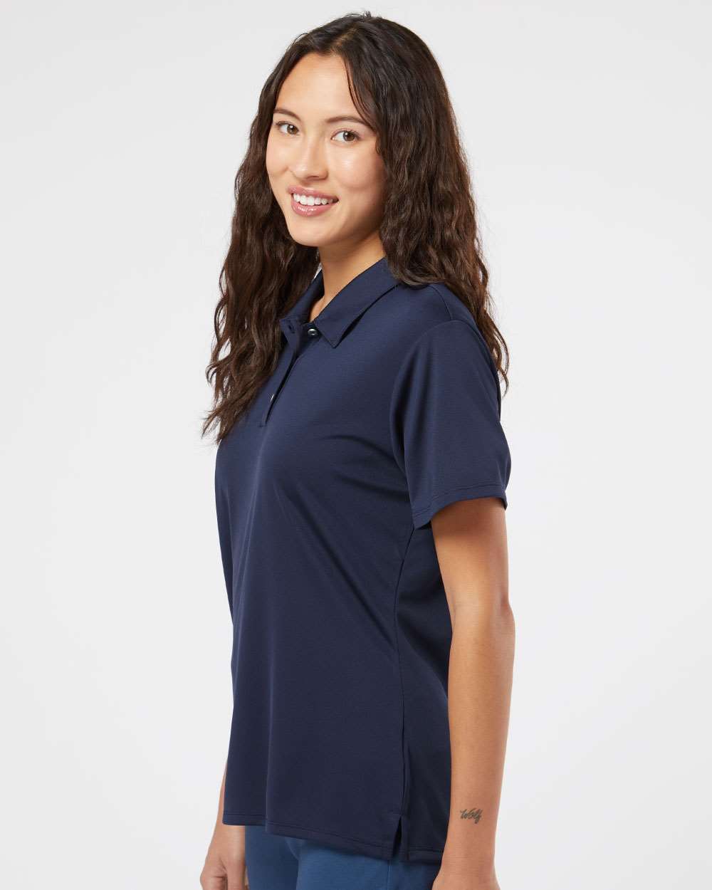 no-logo Adidas Ladies Performance Polo-Ladies Polos-Adidas-Thread Logic