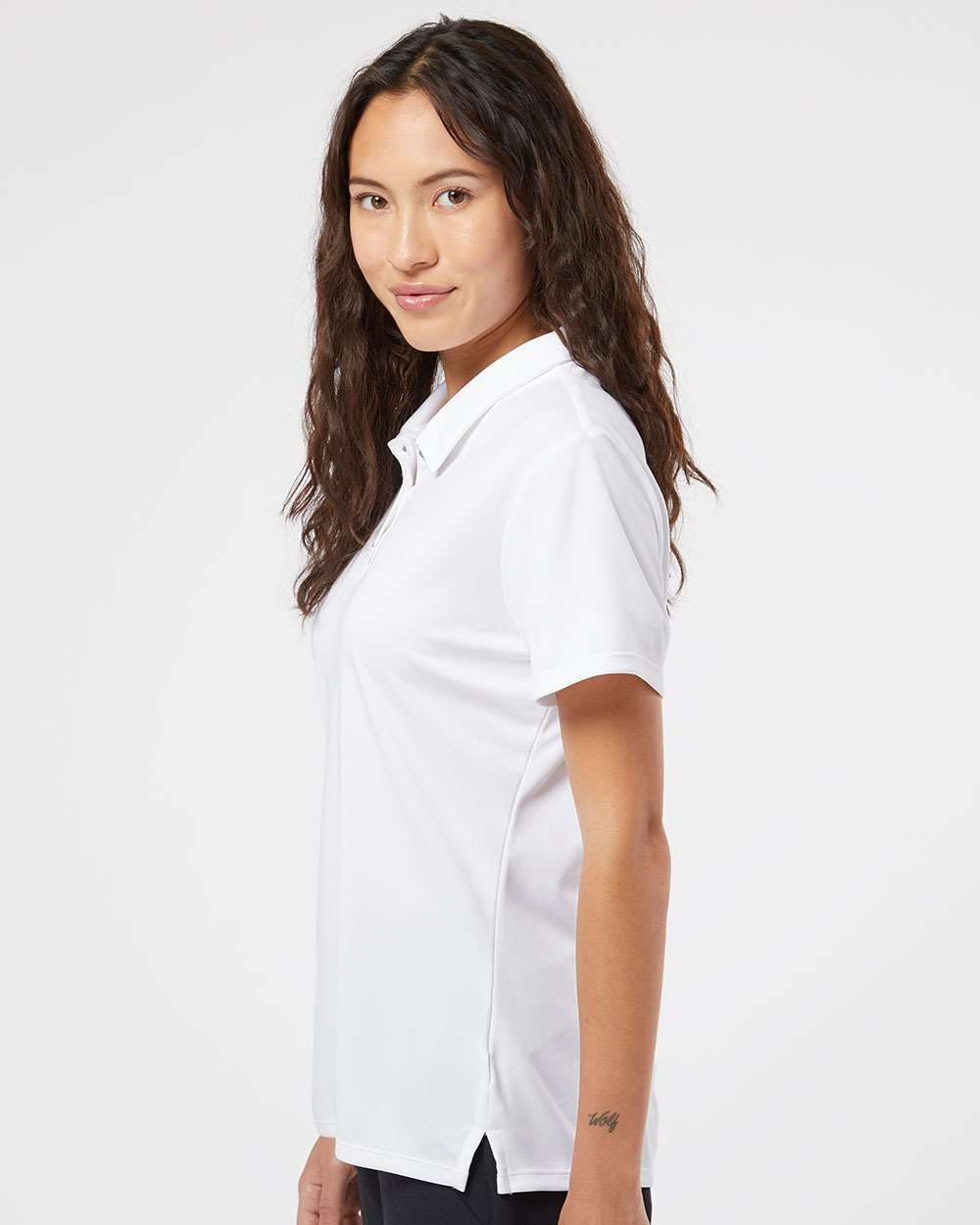 no-logo Adidas Ladies Performance Polo-Ladies Polos-Adidas-Thread Logic