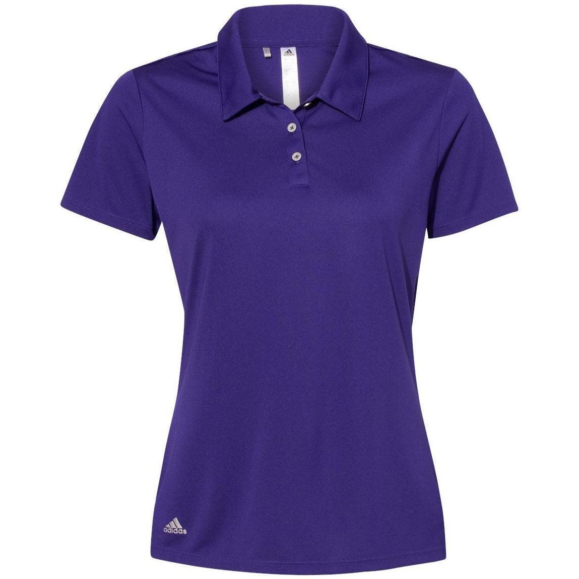 logo-left Adidas Women's Performance Polo-Ladies Polos-Adidas-Collegiate Purple-S-Thread Logic