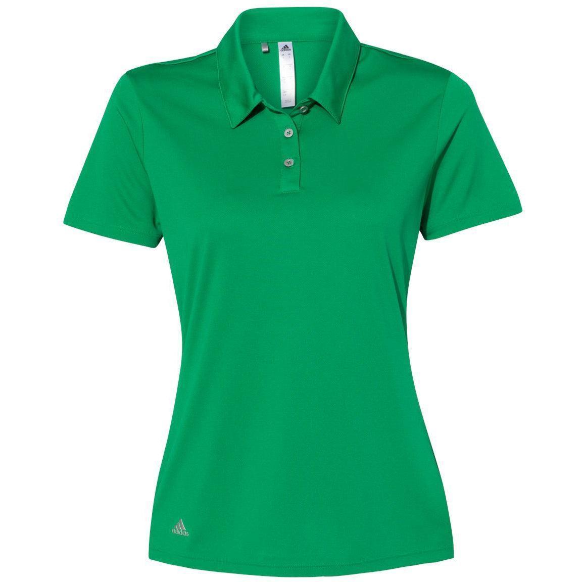 logo-left Adidas Women's Performance Polo-Ladies Polos-Adidas-Green-S-Thread Logic