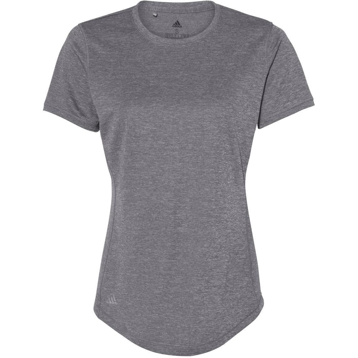 no-logo Adidas Women's Sport TShirt-Polos-Adidas-Black Heather-S-Thread Logic