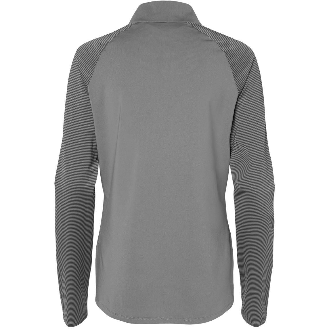 no-logo Adidas Ladies Stripe Block Quarter-Zip Pullover-Athletics-Adidas-Thread Logic