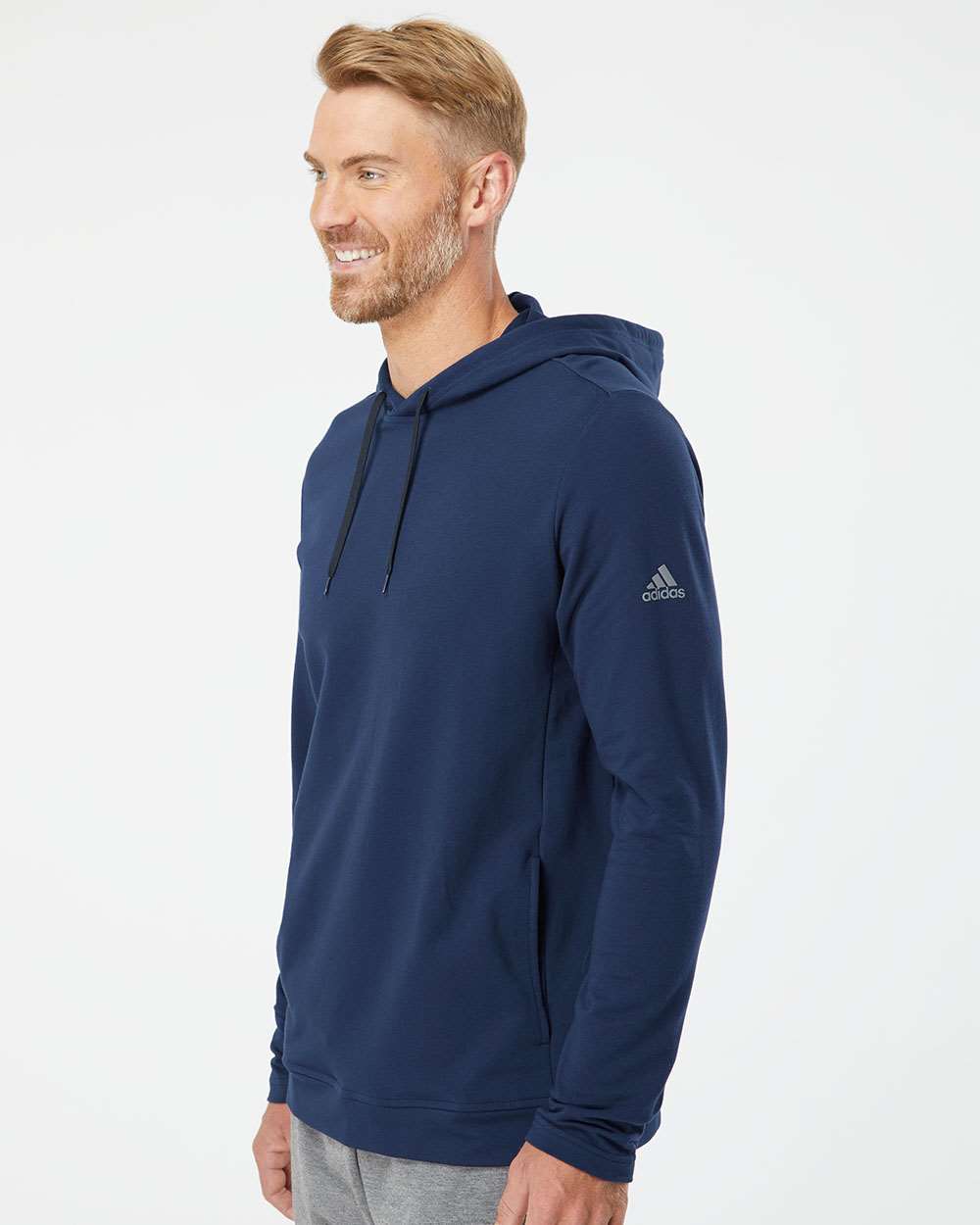 no-logo Adidas Lightweight Hooded Sweatshirt-Men's Layering-Adidas-Thread Logic