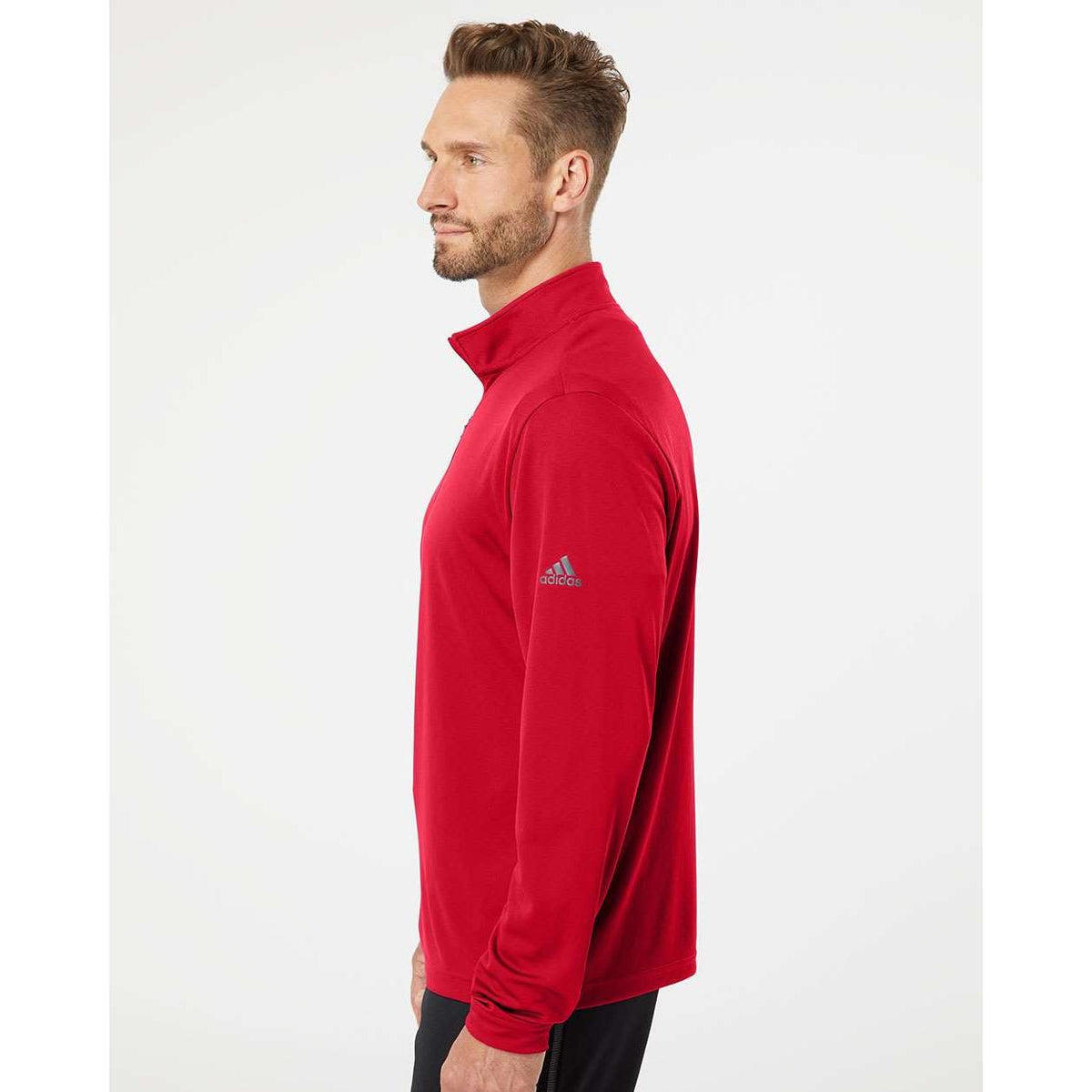 no-logo Adidas Lightweight Quarter-Zip Pullover-Fleece-Adidas-Thread Logic