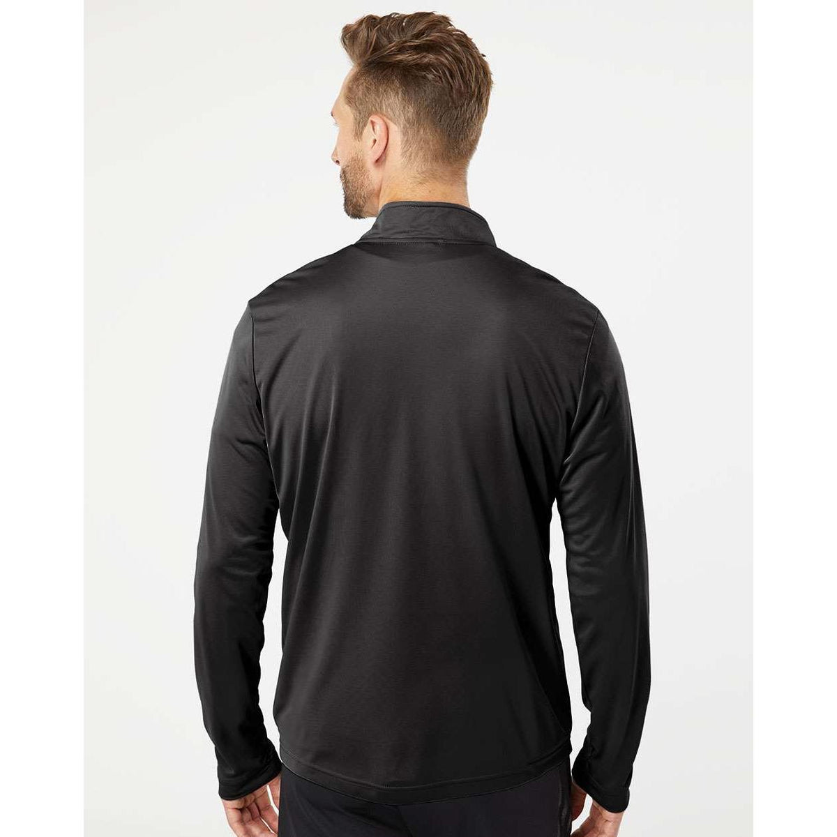 no-logo Adidas Lightweight Quarter-Zip Pullover-Fleece-Adidas-Thread Logic