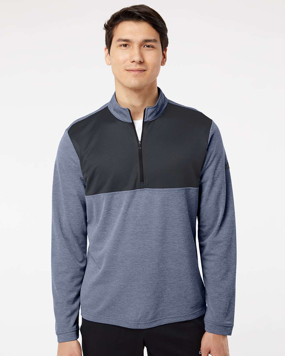 no-logo Adidas Lightweight QuarterZip Pullover-Men's Layering-Adidas-Thread Logic