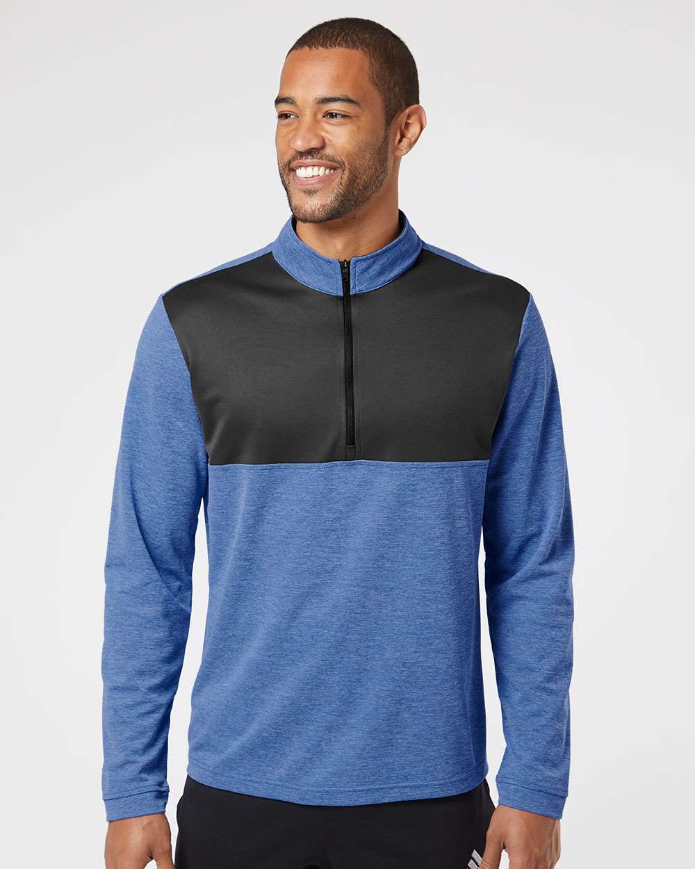 no-logo Adidas Lightweight QuarterZip Pullover-Men's Layering-Adidas-Thread Logic