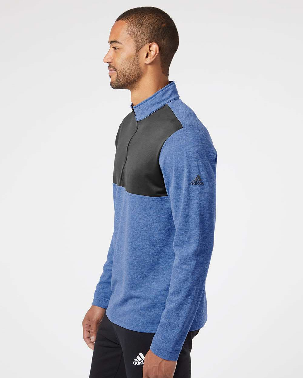 no-logo Adidas Lightweight QuarterZip Pullover-Men's Layering-Adidas-Thread Logic