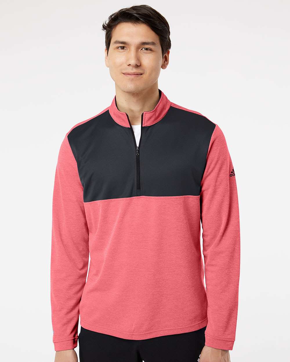 no-logo Adidas Lightweight QuarterZip Pullover-Men's Layering-Adidas-Thread Logic