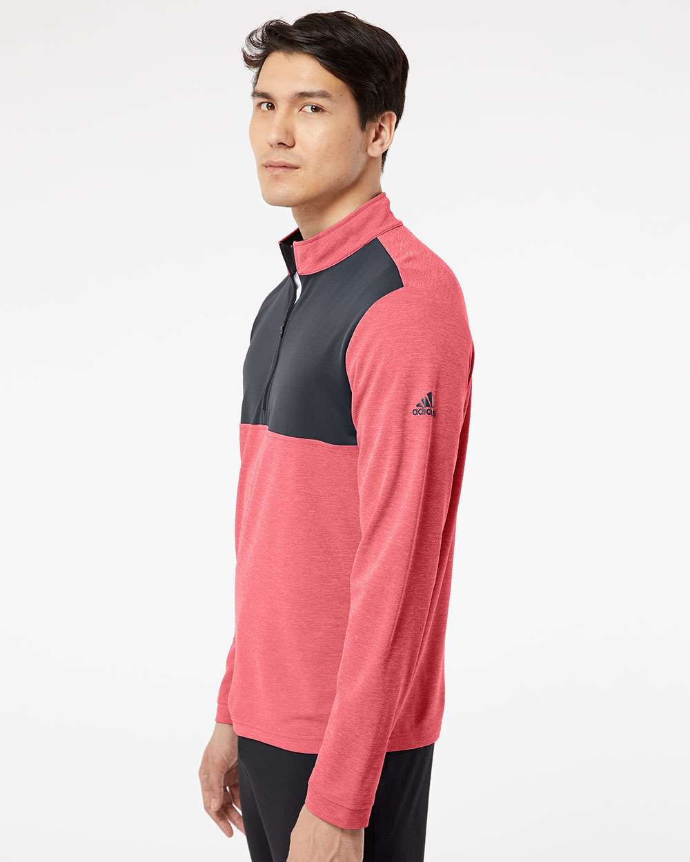 no-logo Adidas Lightweight QuarterZip Pullover-Men's Layering-Adidas-Thread Logic