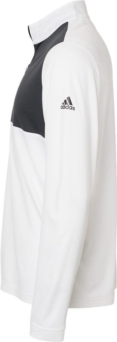 no-logo Adidas Lightweight QuarterZip Pullover-Men's Layering-Adidas-Thread Logic