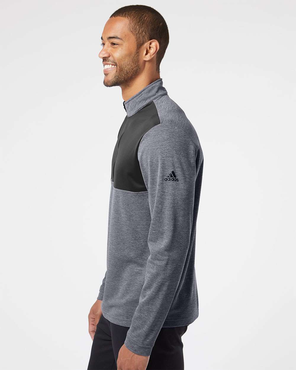 no-logo Adidas Lightweight QuarterZip Pullover-Men's Layering-Adidas-Thread Logic