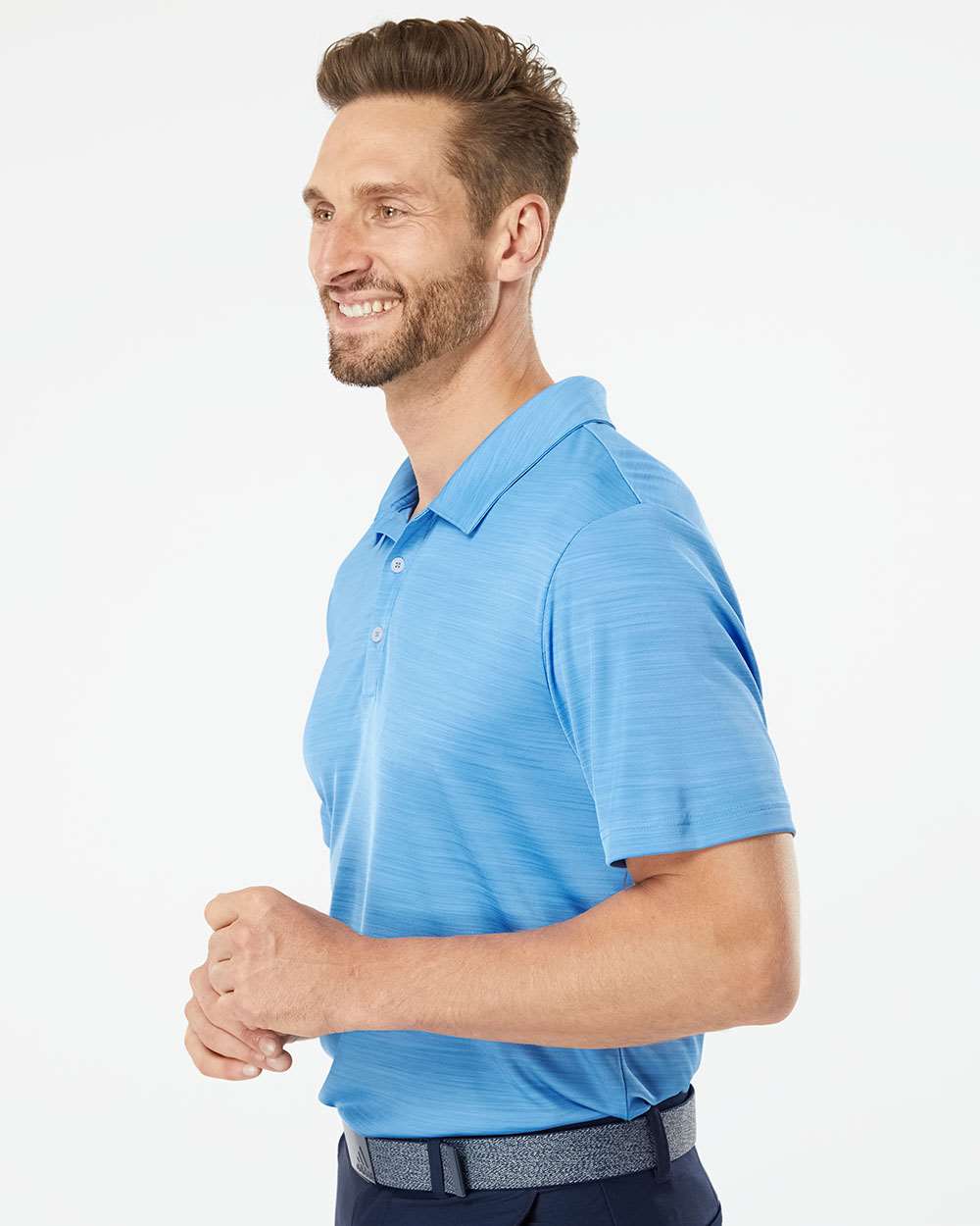 no-logo Adidas Mélange Polo-Men's Polos-Adidas-Thread Logic
