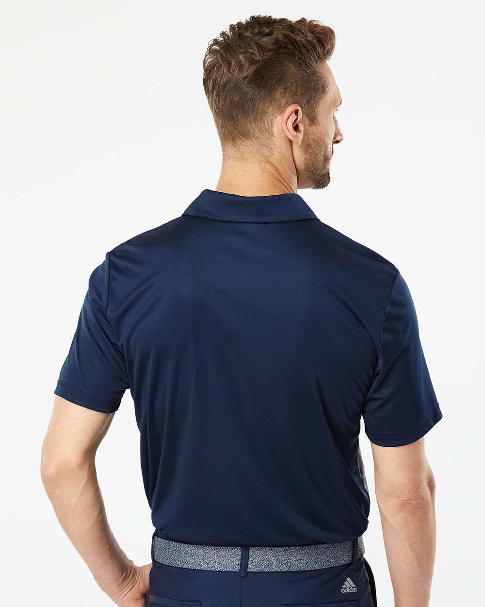 no-logo Adidas Merch Block Polo-Men's Polos-Adidas-Thread Logic