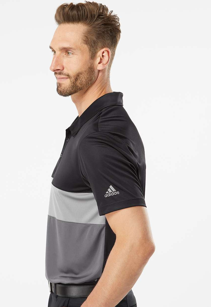 no-logo Adidas Merch Block Polo-Men's Polos-Adidas-Thread Logic