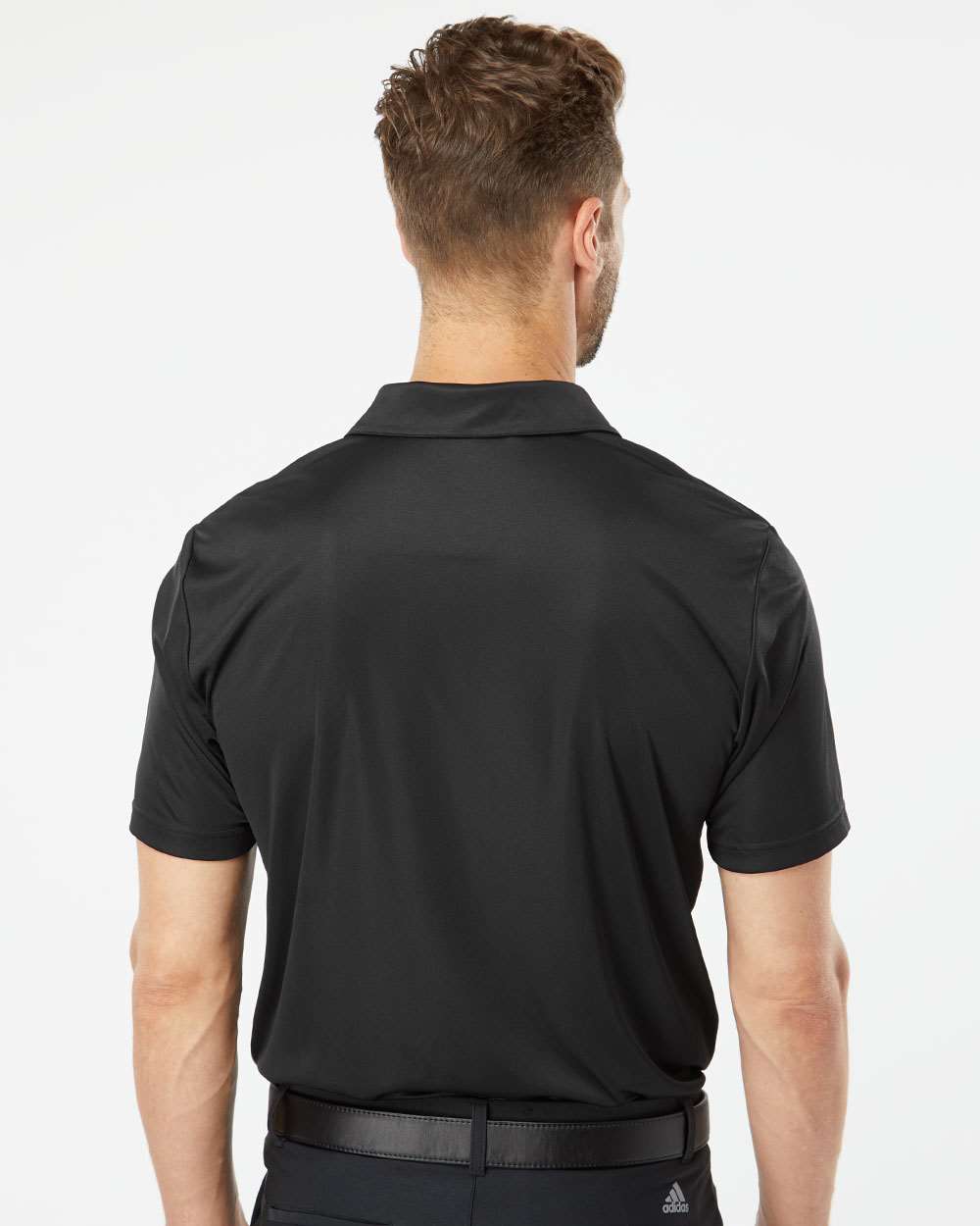 no-logo Adidas Merch Block Polo-Men's Polos-Adidas-Thread Logic