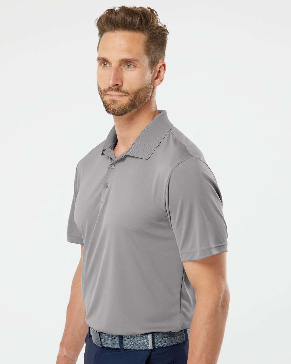no-logo Adidas Performance Polo-Men's Polos-Adidas-Thread Logic