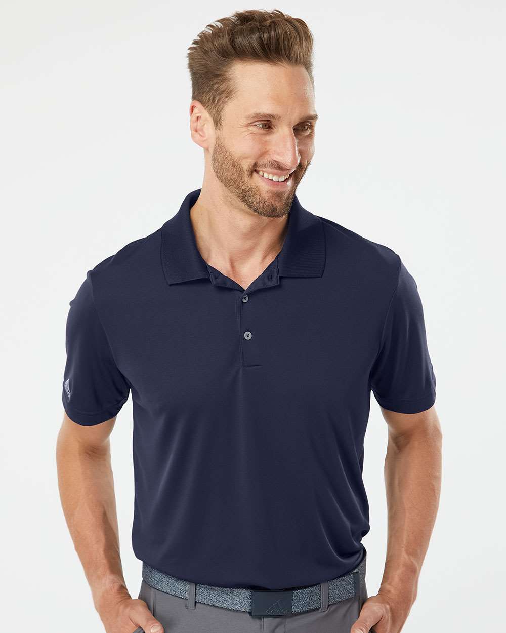 no-logo Adidas Performance Polo-Men's Polos-Adidas-Thread Logic
