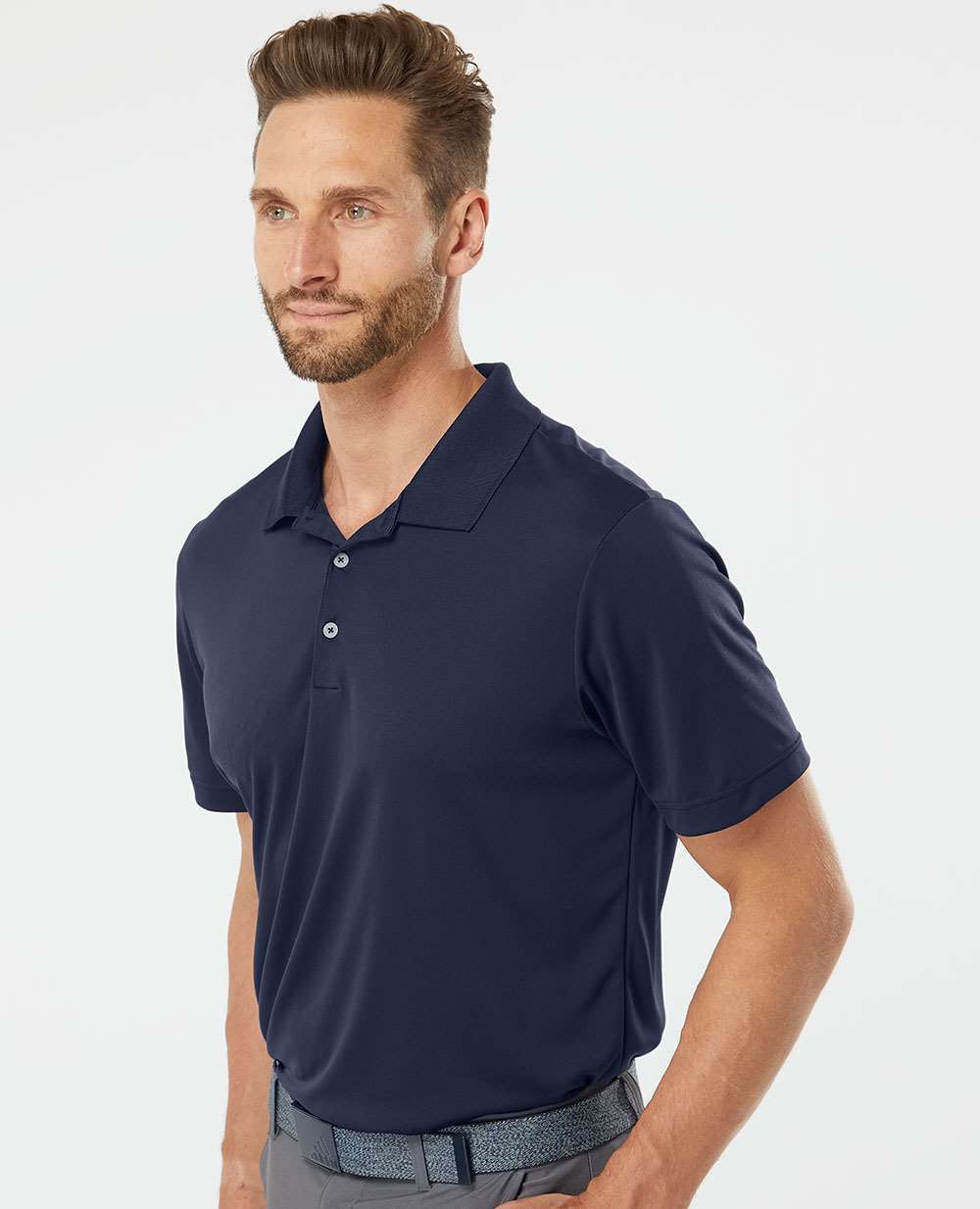 no-logo Adidas Performance Polo-Men's Polos-Adidas-Thread Logic