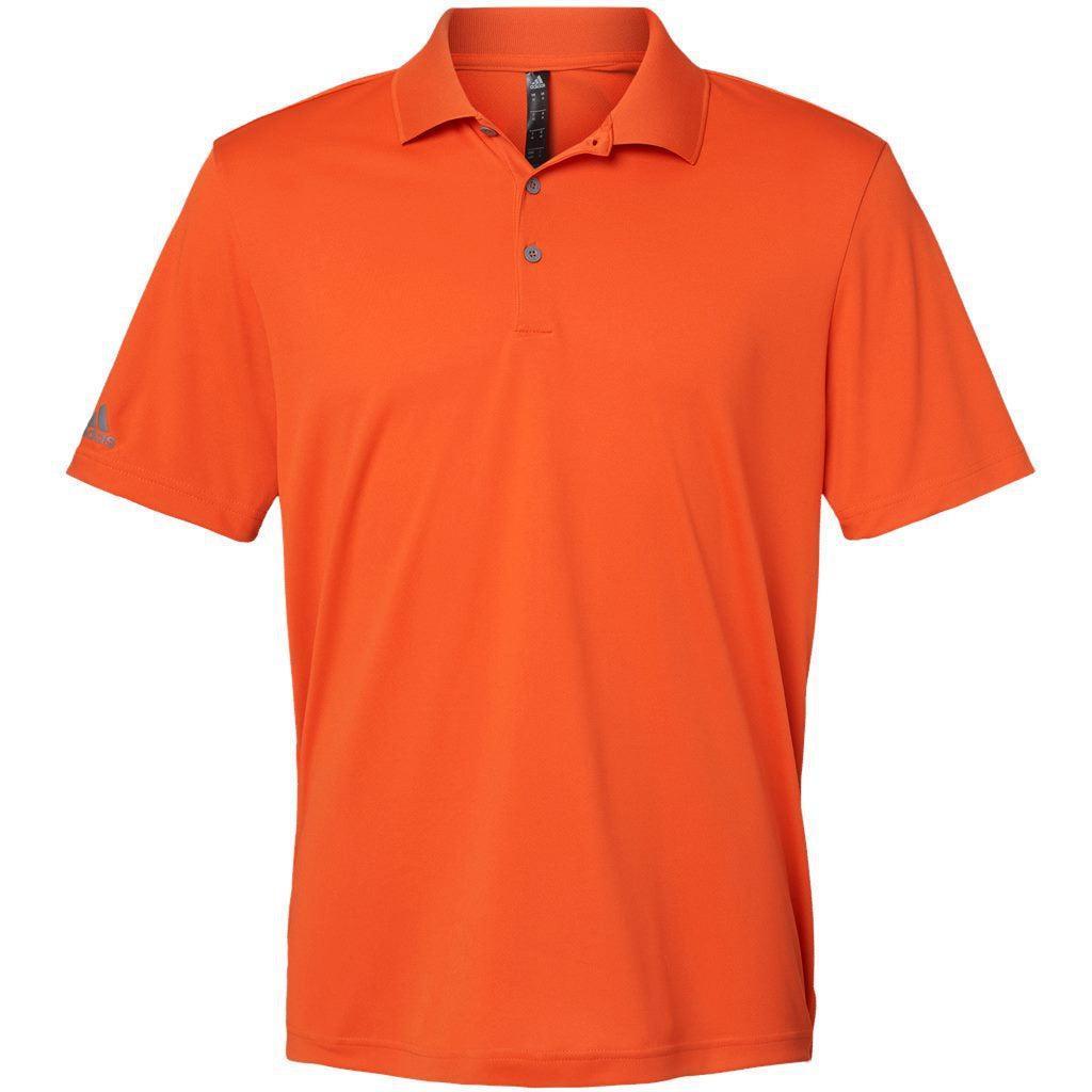 no-logo Adidas Performance Polo-Men's Polos-Adidas-Orange-S-Thread Logic
