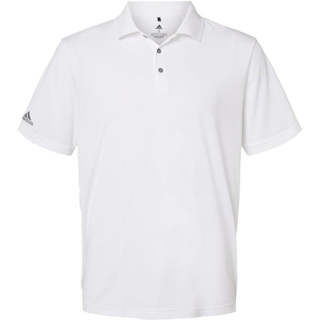 no-logo Adidas Performance Polo-Men's Polos-Adidas-White-S-Thread Logic