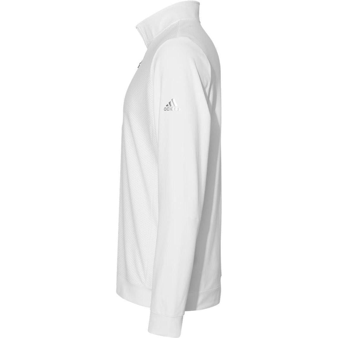 no-logo Adidas Performance Textured Quarter-Zip Pullover-Fleece-Adidas-Thread Logic