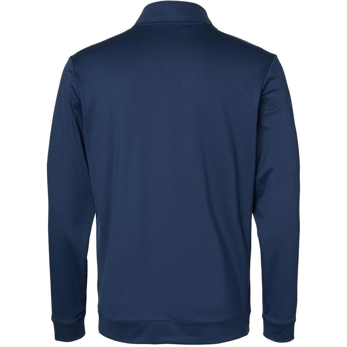 no-logo Adidas Performance Textured Quarter-Zip Pullover-Fleece-Adidas-Thread Logic