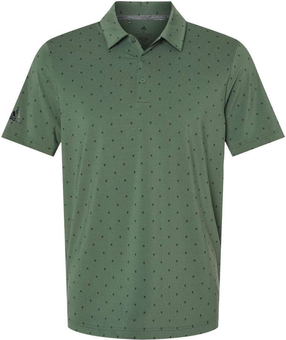 Adidas Pine Tree Polo-Apparel-Adidas-Green Oxide/ Black-S-Thread Logic