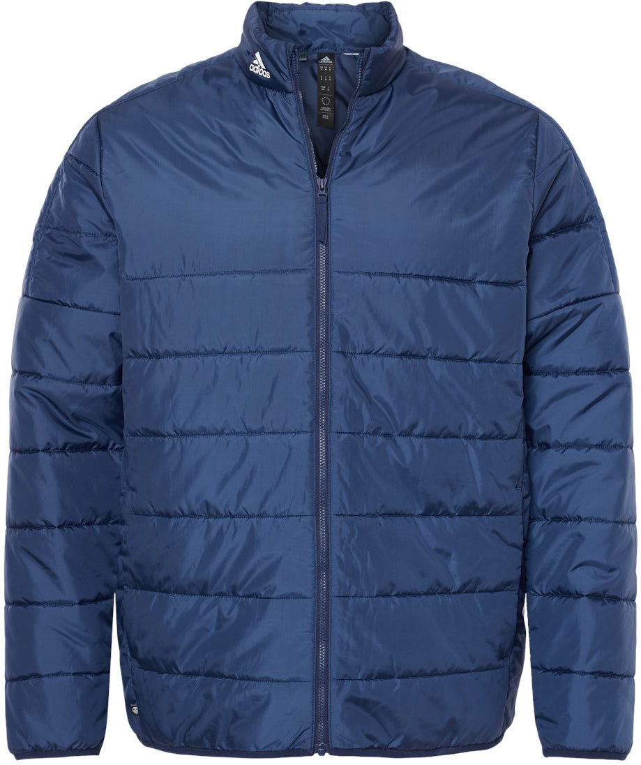 Adidas Puffer Jacket-Apparel-Adidas-Team Navy Blue-S-Thread Logic