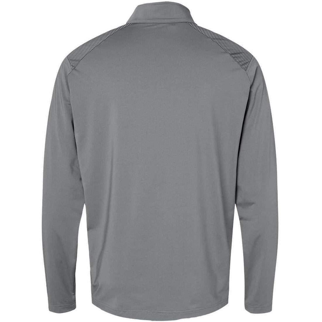 no-logo Adidas Shoulder Stripe Quarter-Zip Pullover-Athletics-Adidas-Thread Logic