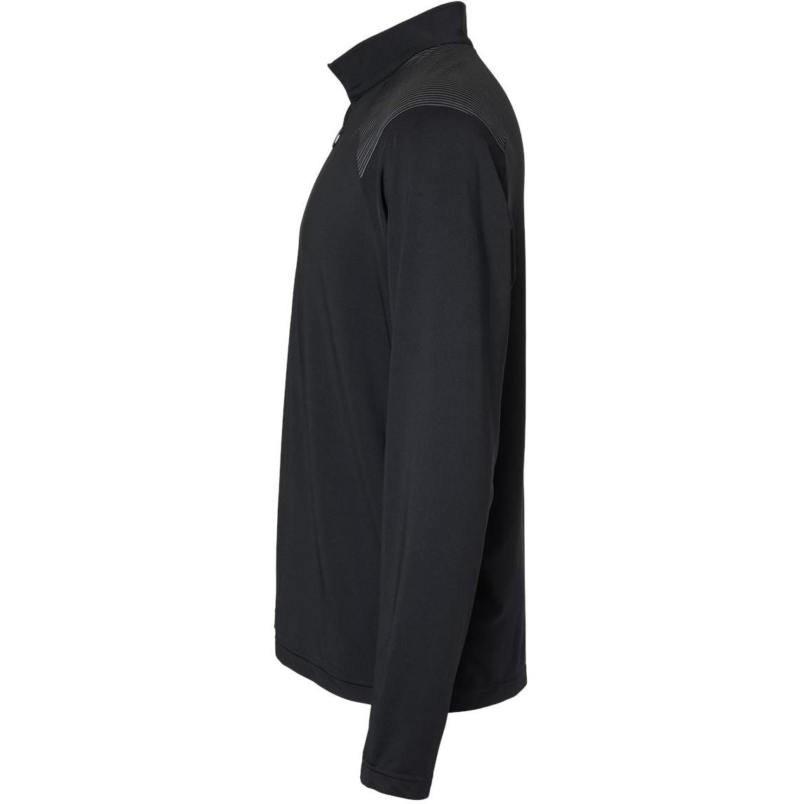 no-logo Adidas Shoulder Stripe Quarter-Zip Pullover-Athletics-Adidas-Thread Logic