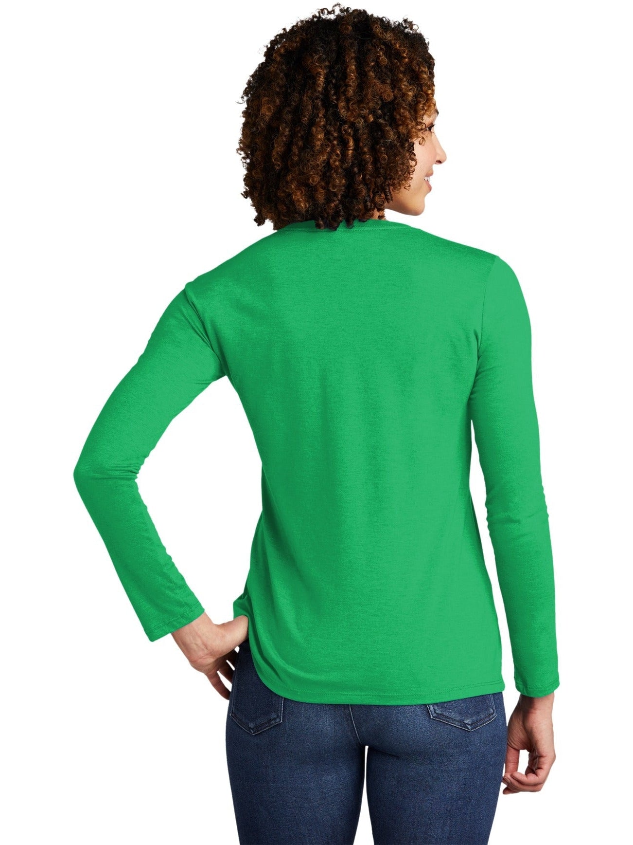 no-logo Allmade Ladies Tri-Blend Long Sleeve Tee-Regular-Allmade-Thread Logic