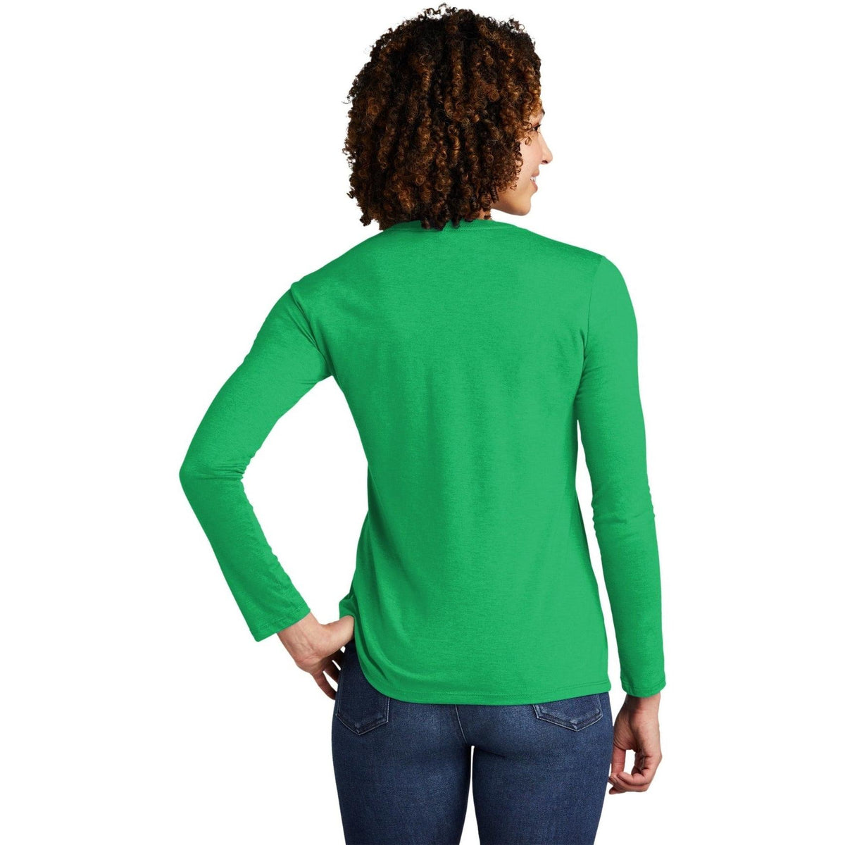 no-logo Allmade Ladies Tri-Blend Long Sleeve Tee-Regular-Allmade-Thread Logic