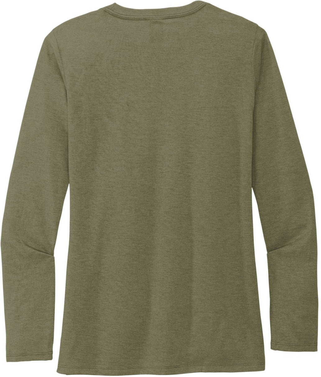 no-logo Allmade Ladies Tri-Blend Long Sleeve Tee-Regular-Allmade-Thread Logic