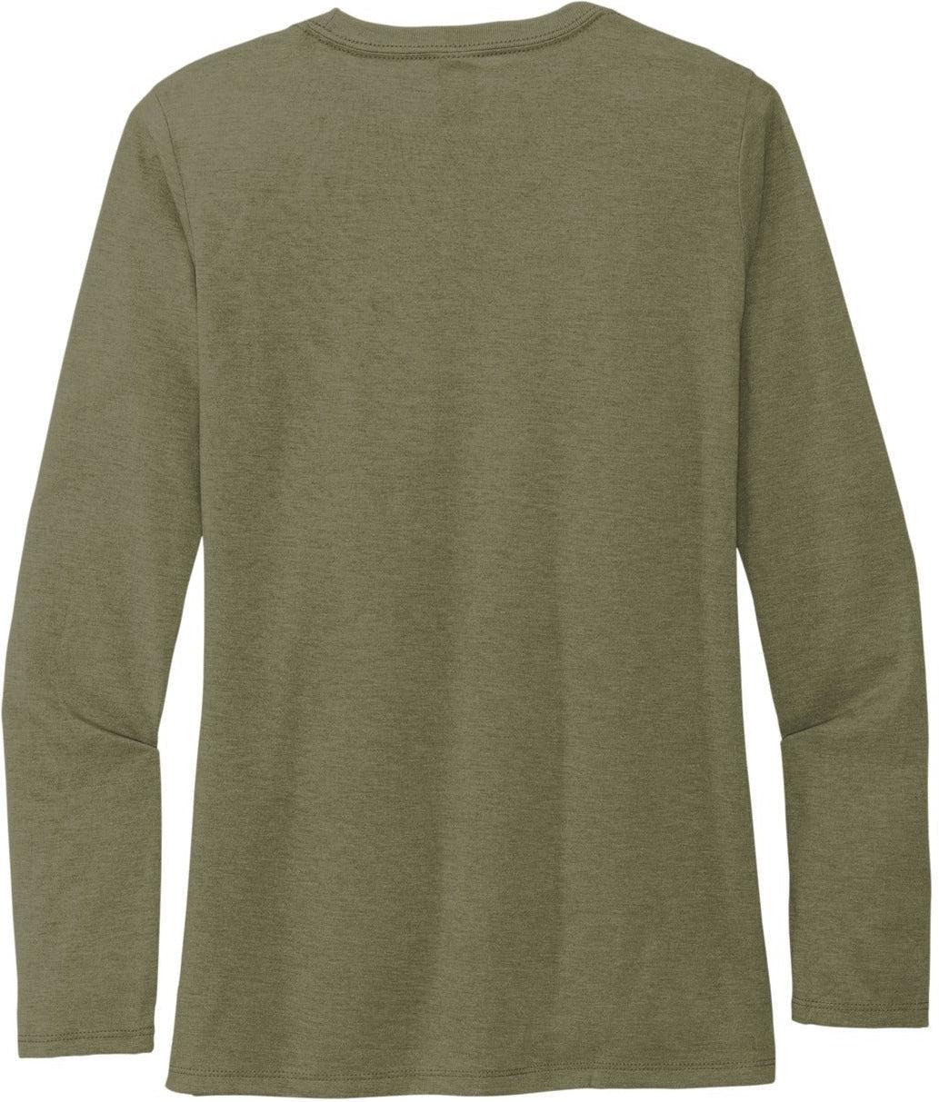 no-logo Allmade Ladies Tri-Blend Long Sleeve Tee-Regular-Allmade-Thread Logic