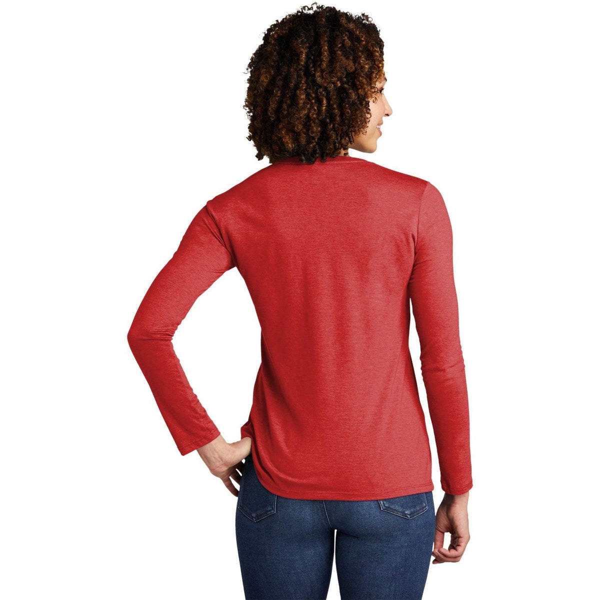 no-logo Allmade Ladies Tri-Blend Long Sleeve Tee-Regular-Allmade-Thread Logic