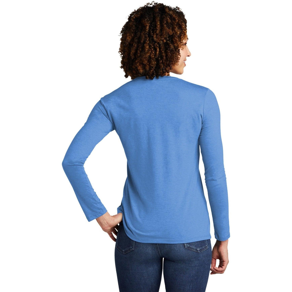 no-logo Allmade Ladies Tri-Blend Long Sleeve Tee-Regular-Allmade-Thread Logic