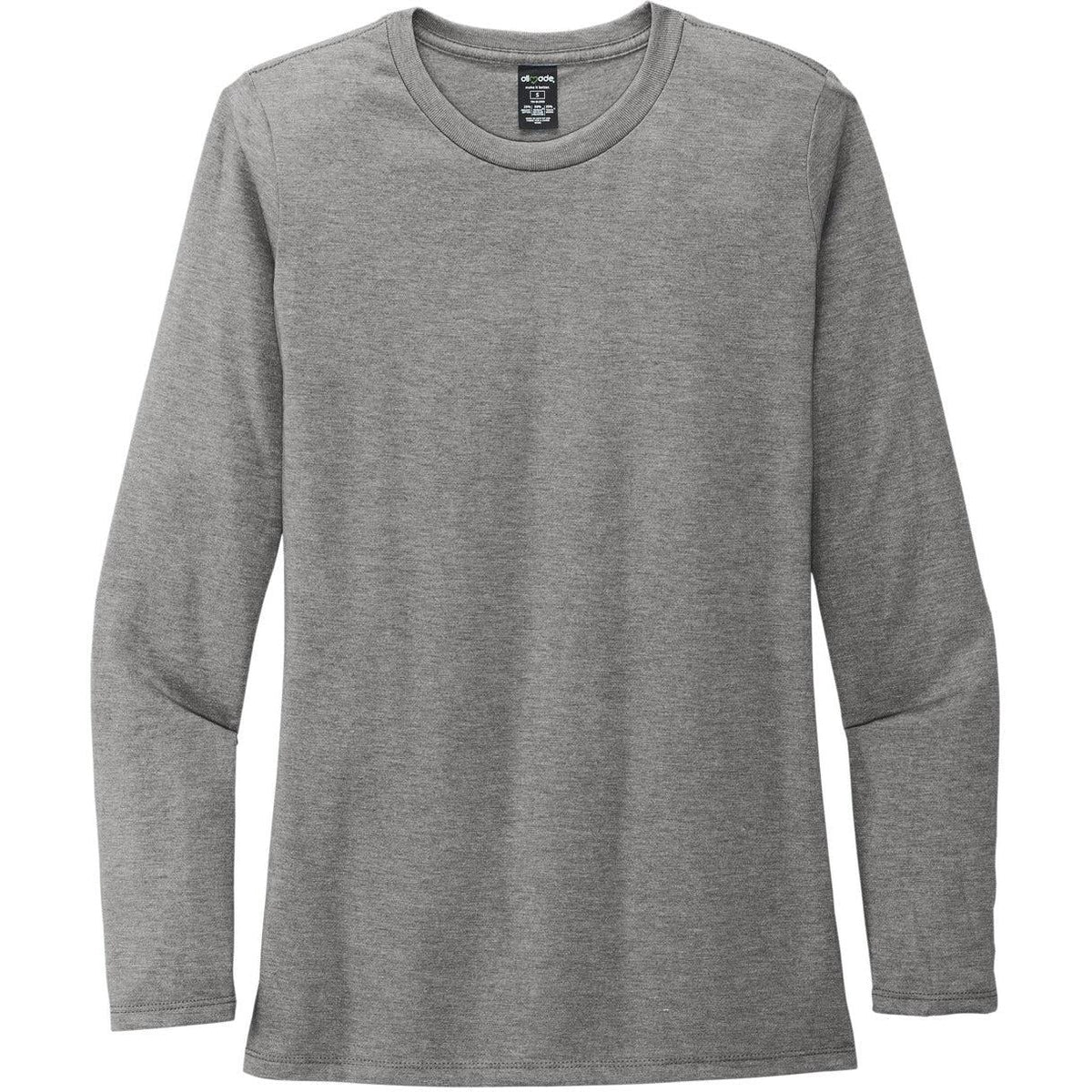 no-logo Allmade Ladies Tri-Blend Long Sleeve Tee