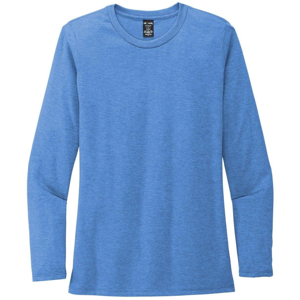no-logo Allmade Ladies Tri-Blend Long Sleeve Tee